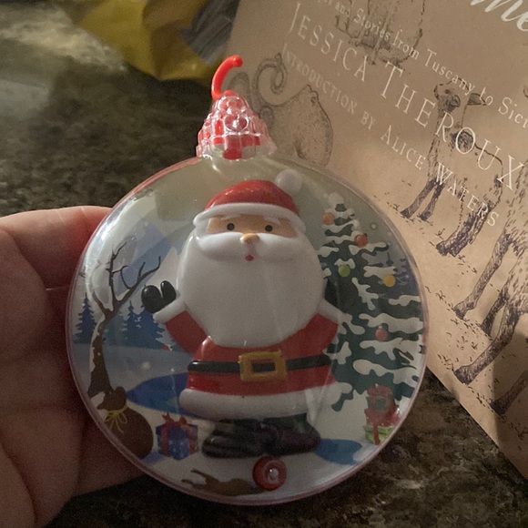 Other Nwt Santa Motion Activated Christmas Ornament Poshmark